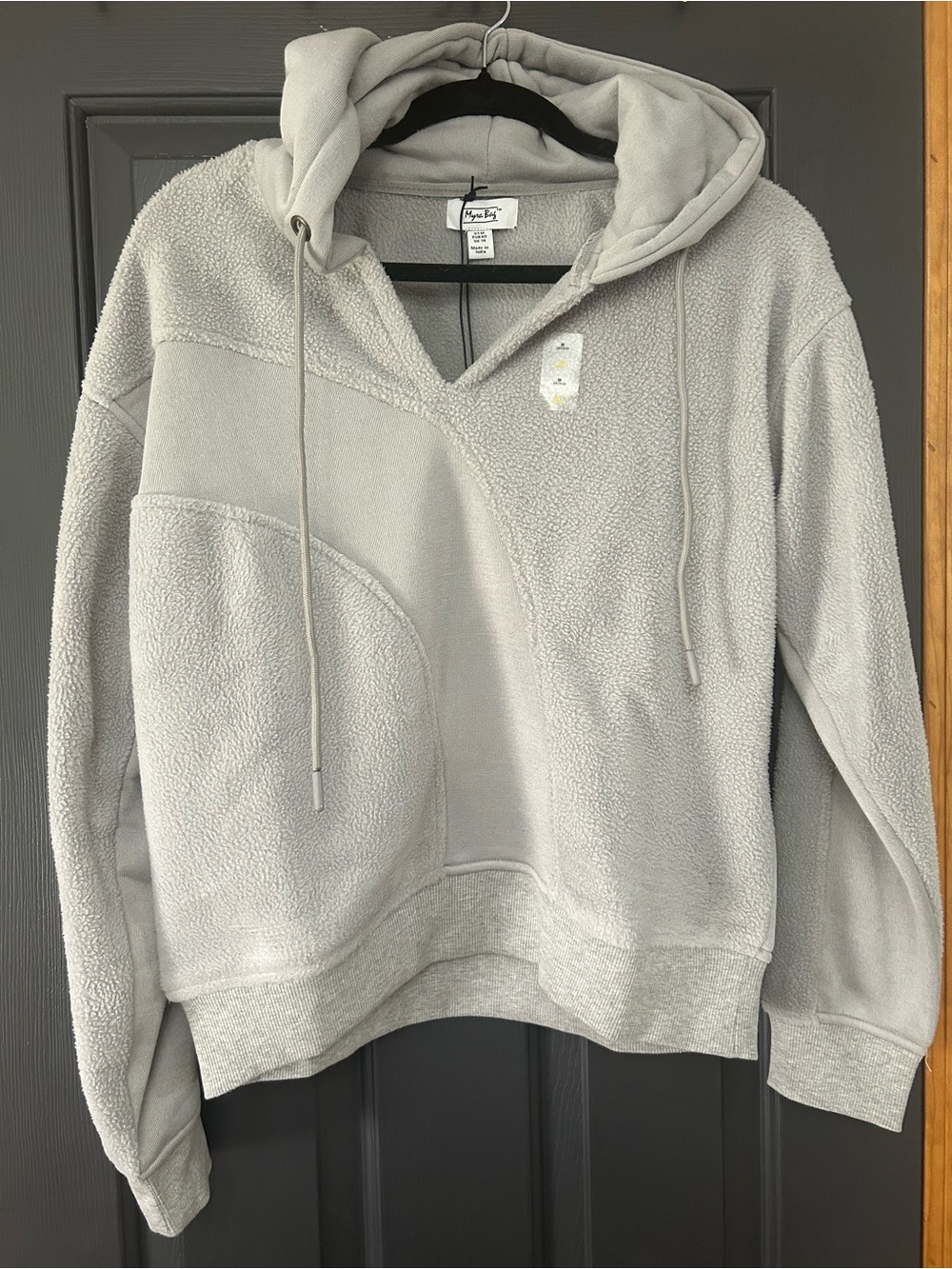 Cozy Light Gray Myra Bag Hoodie